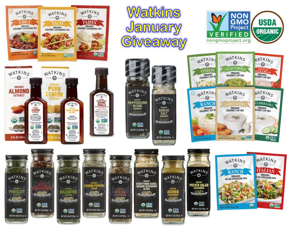 Win Free Vanilla Giveaway, free Watkins products, contest,  